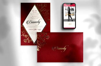 productos de invitaciones de boda y cajas para eventos