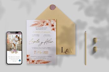 productos de invitaciones de boda y cajas para eventos