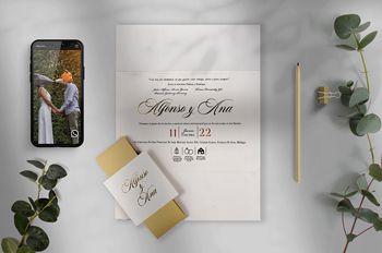 productos de invitaciones de boda y cajas para eventos