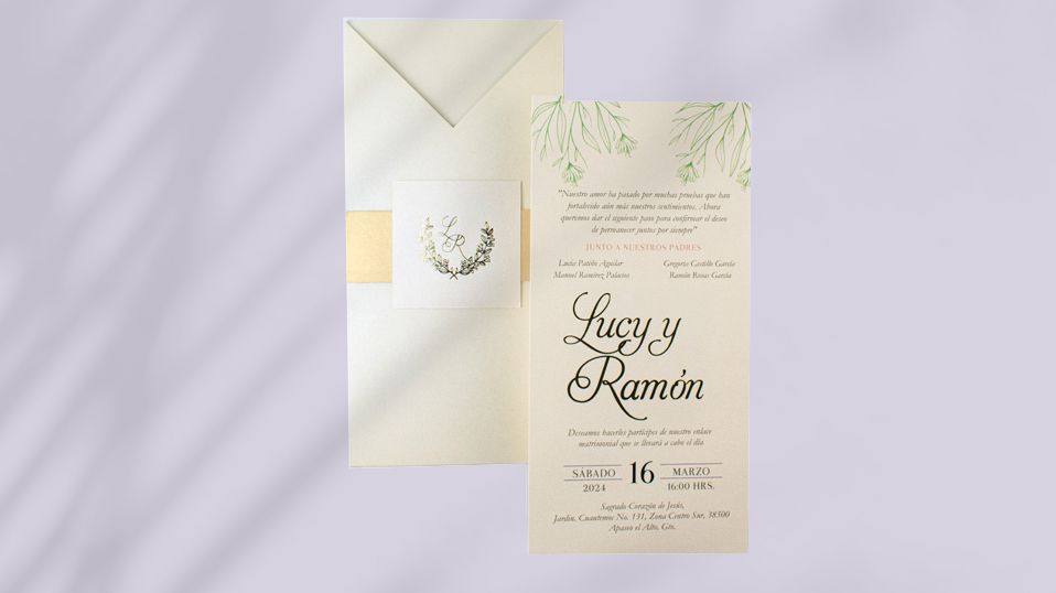 productos de invitaciones de boda y cajas para eventos