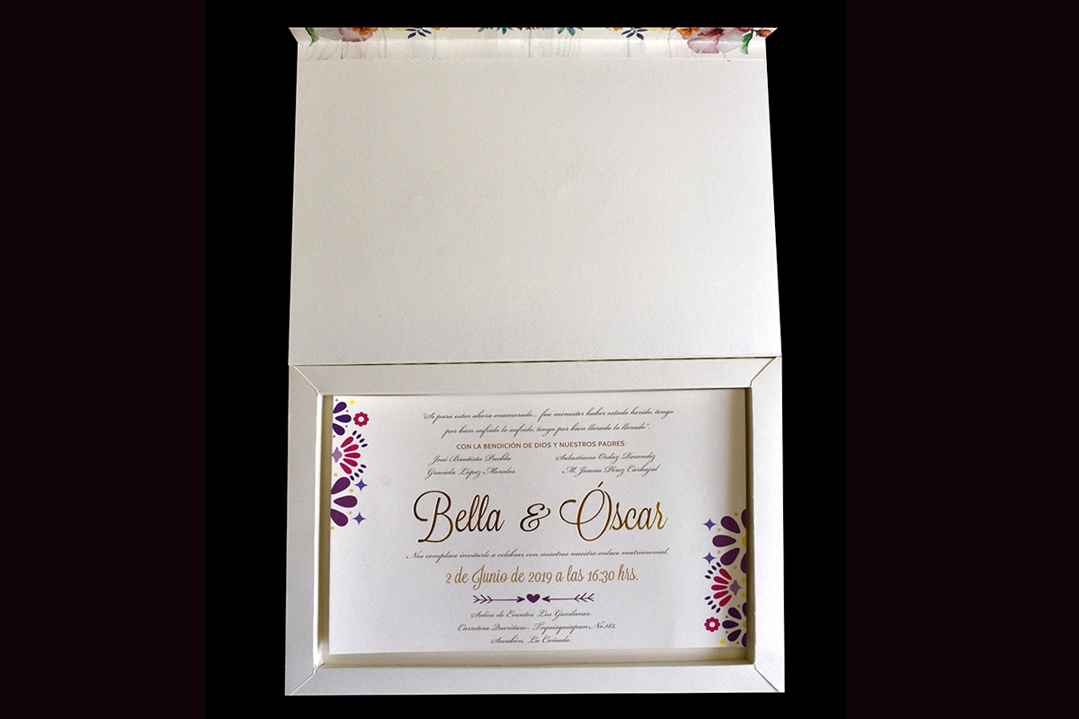 productos de invitaciones de boda y cajas para eventos