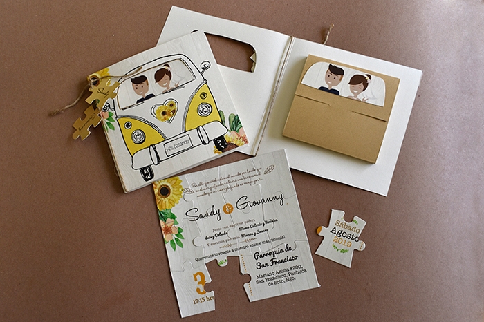 productos de invitaciones de boda y cajas para eventos