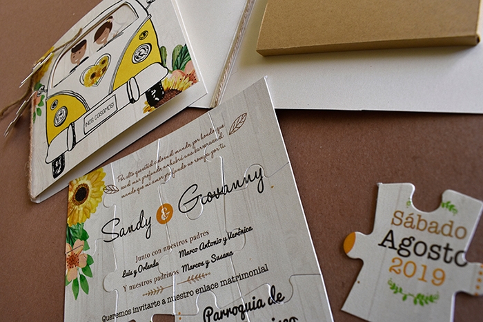 productos de invitaciones de boda y cajas para eventos